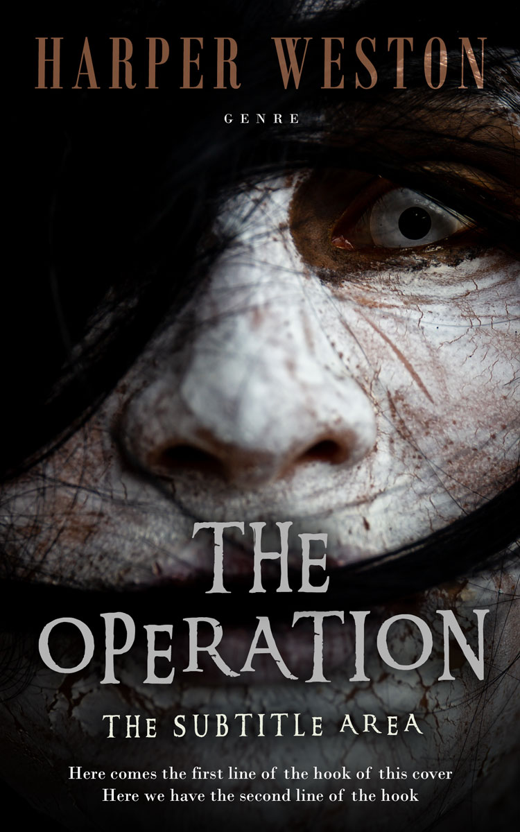 2D view of Premade Horror Book Cover - Nobel