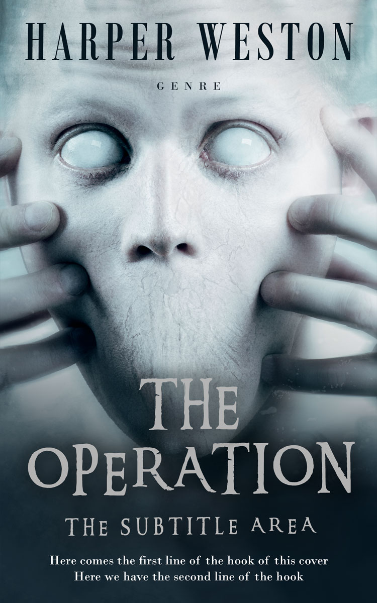 2D view of Premade Horror Book Cover - Submarine