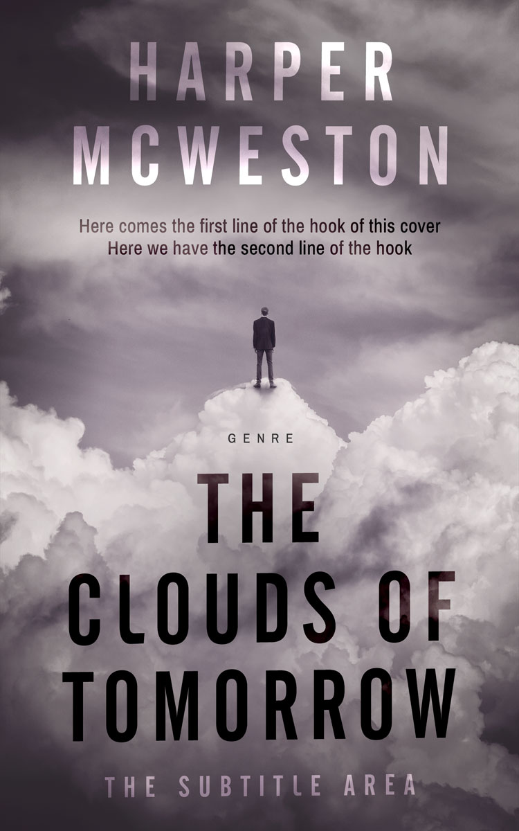 2D view of Premade Surreal Book Cover - Suva Gray