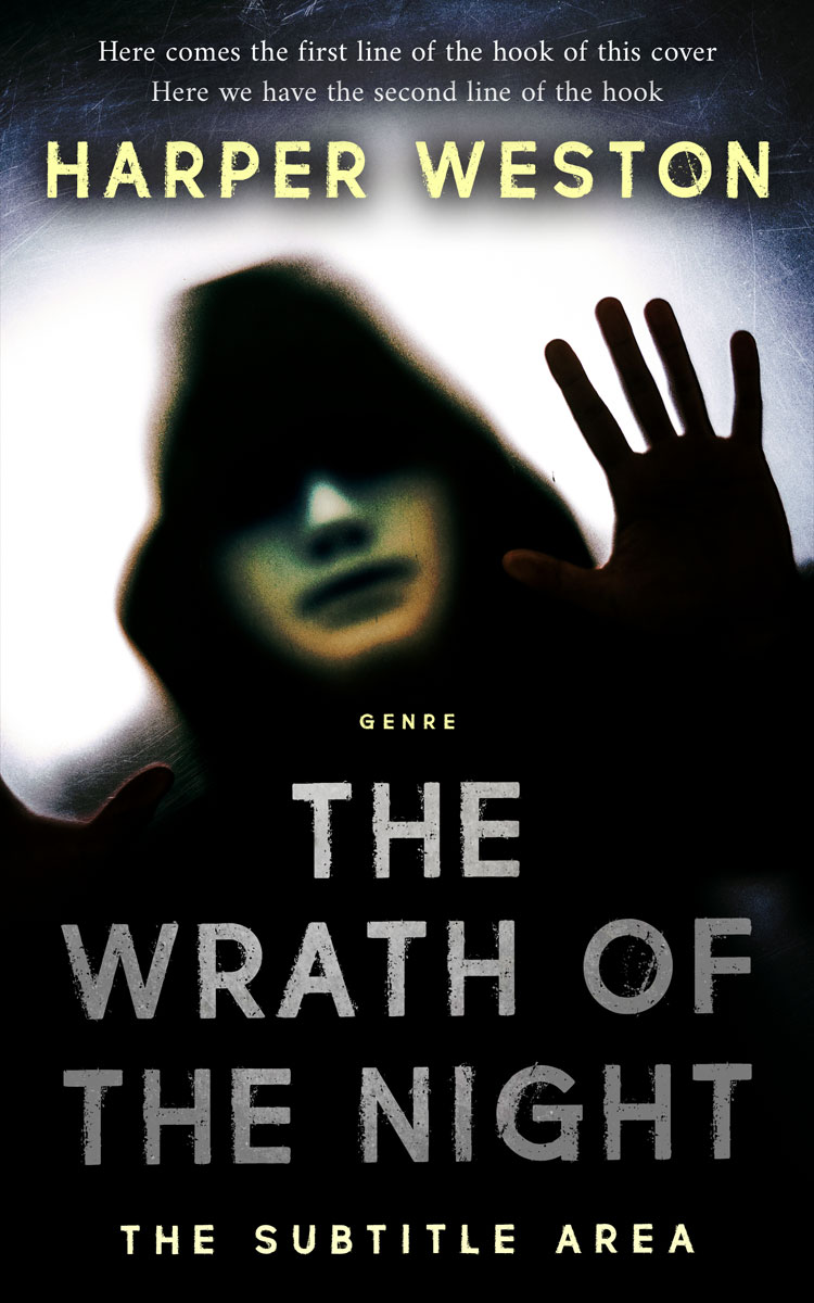 2D view of Premade Mystery & Thriller & Suspense Book Cover - Mist Gray