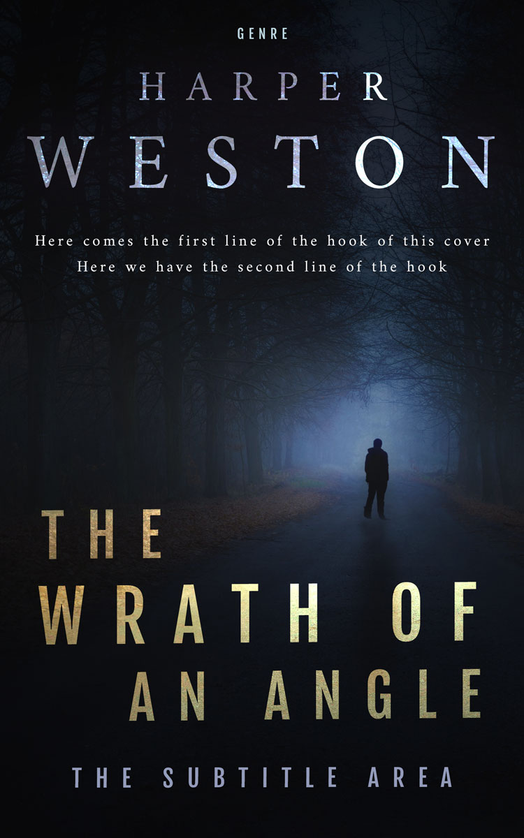 2D view of Premade Mystery & Thriller & Suspense Book Cover - Woodsmoke