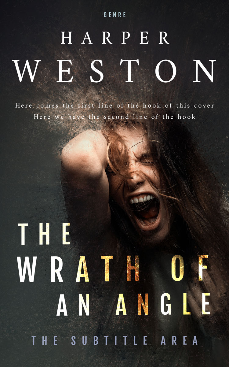 2D view of Premade Horror Book Cover - Dune