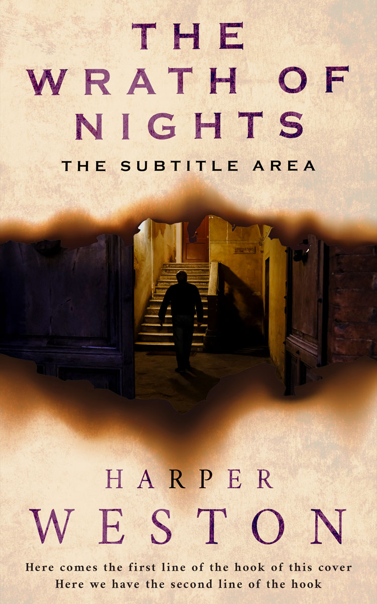2D view of Premade Mystery & Thriller & Suspense Book Cover - Night Rider