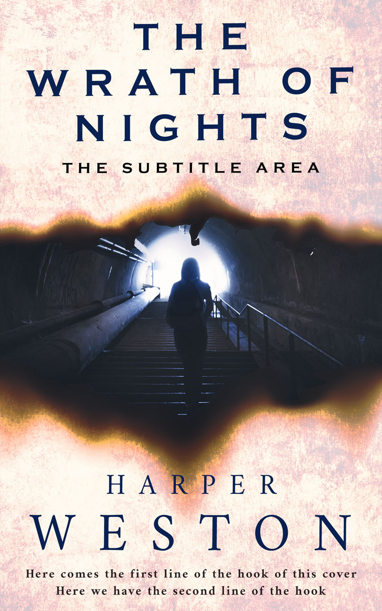 2D view of Premade Mystery & Thriller & Suspense Book Cover - Albescent White