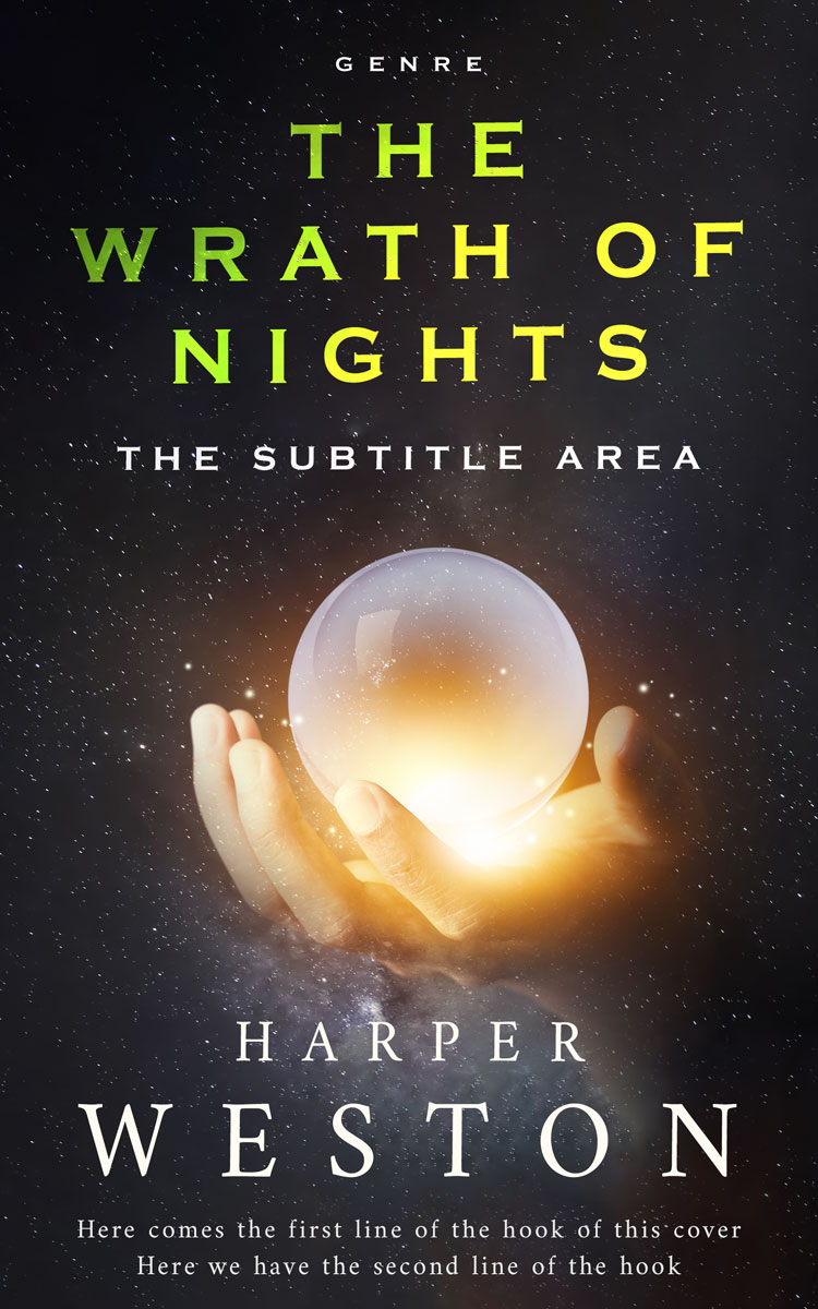 2D view of Premade Self-Improvement & Self-Help Book Cover - Thunder