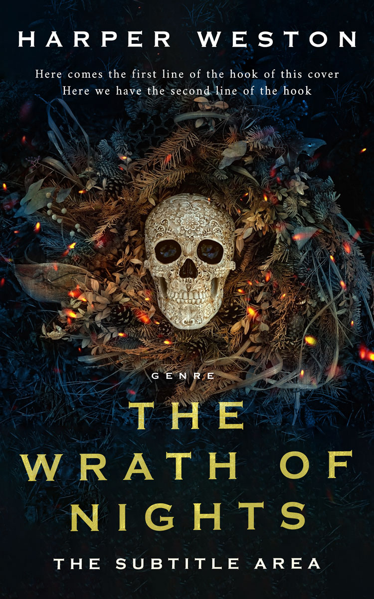 2D view of Premade Horror Book Cover - Bunker