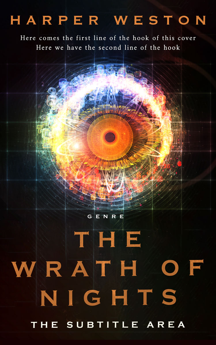 2D view of Premade Religion & Spirituality Book Cover - Whiskey