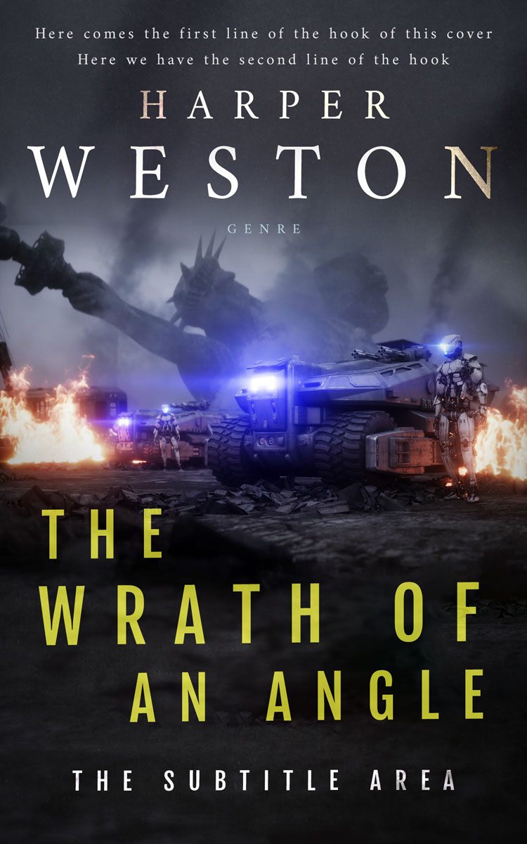 2D view of Premade Apocalyptica Book Cover - Charade