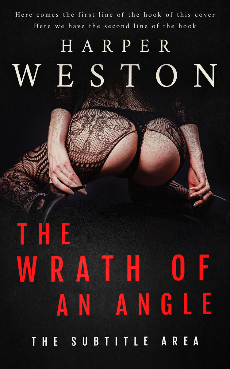 2D view of Premade Erotica Book Cover - Cod Gray