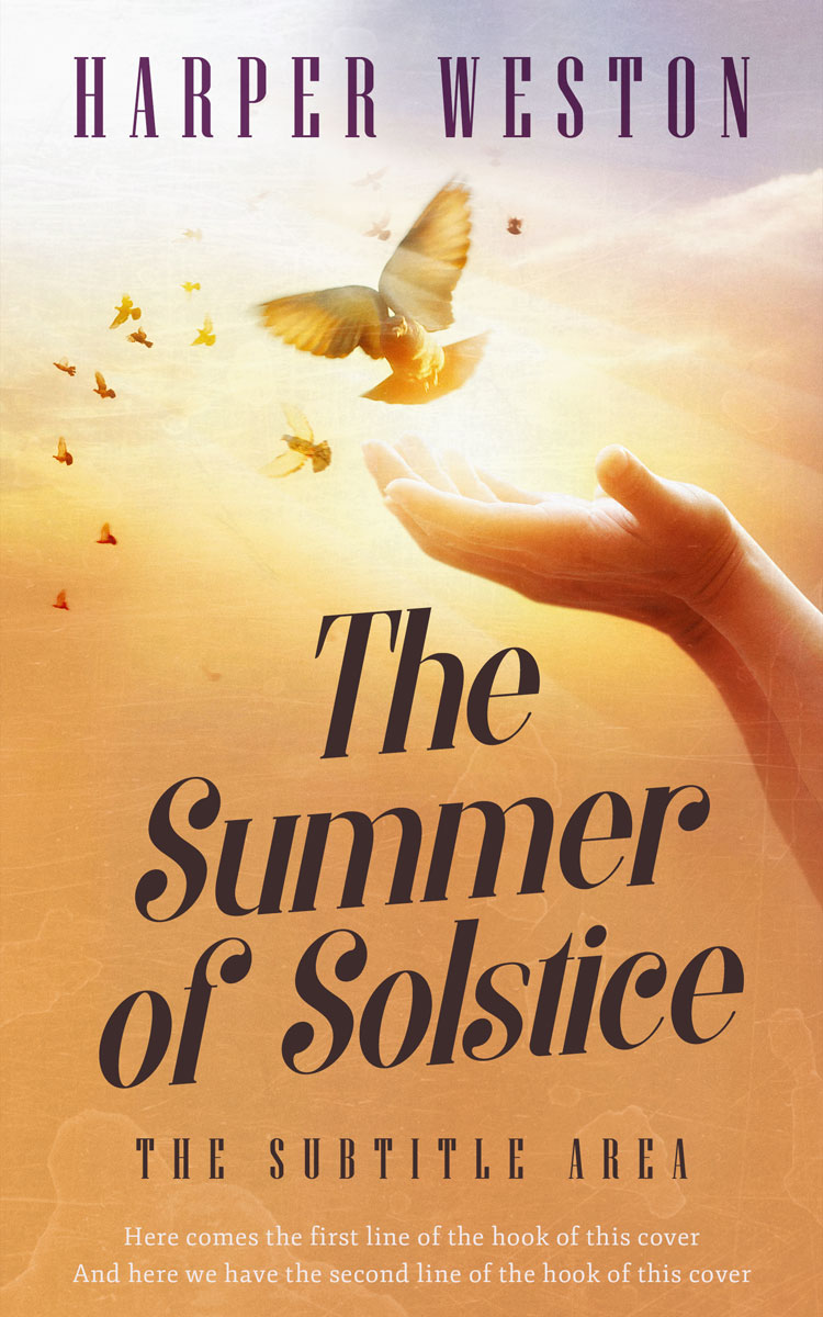 2D view of Premade Religion & Spirituality Book Cover - Di Serria