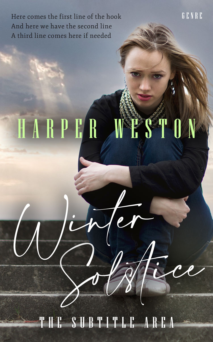 2D view of Premade Teen & Young Adult Book Cover - Tuatara