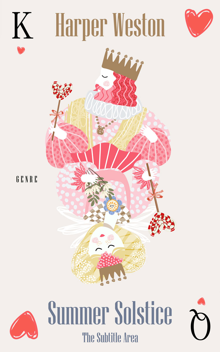 2D view of Premade Romance Book Cover - Dawn Pink