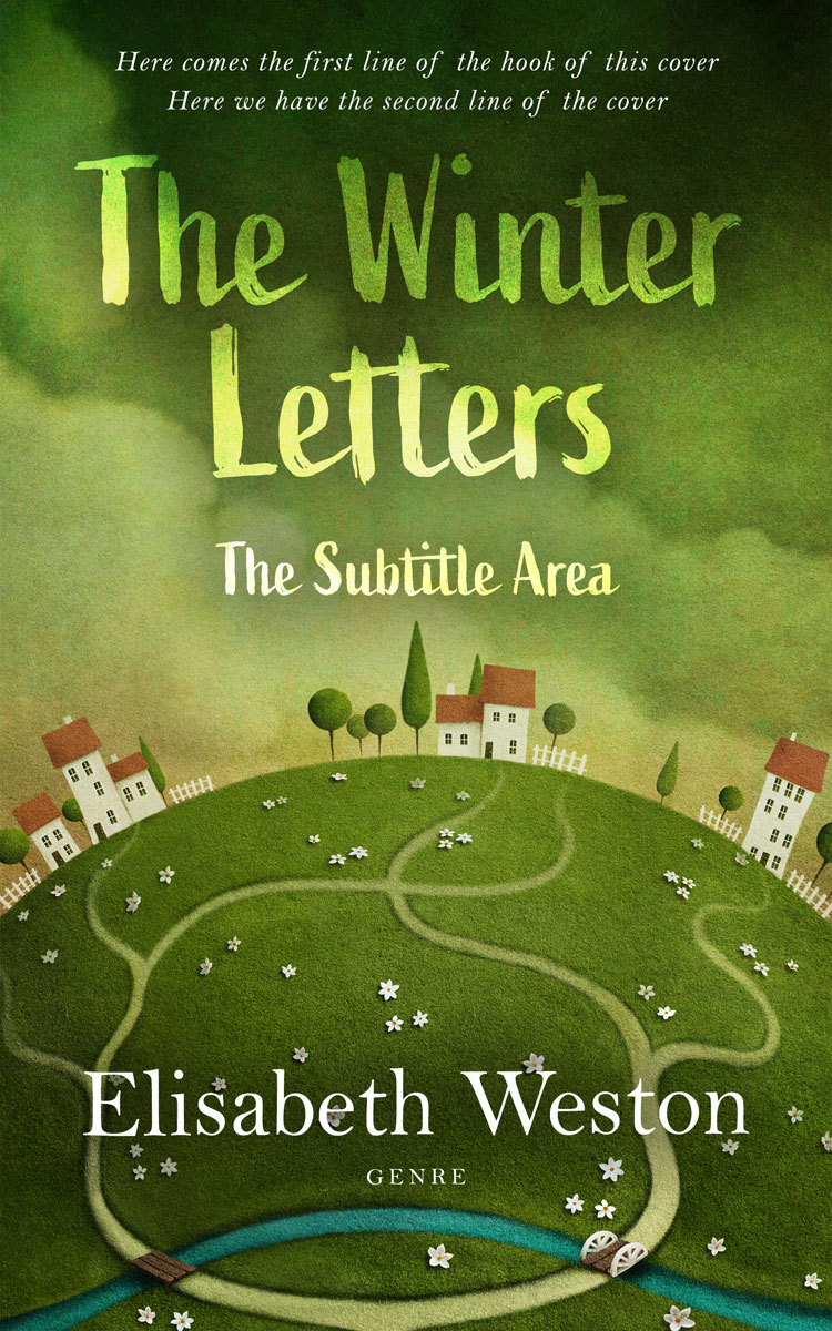 2D view of Premade Fantasy Book Cover - Fern Frond