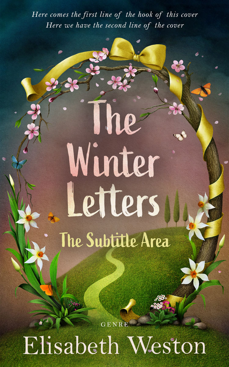 2D view of Premade Literary Fiction Book Cover - Verdigris