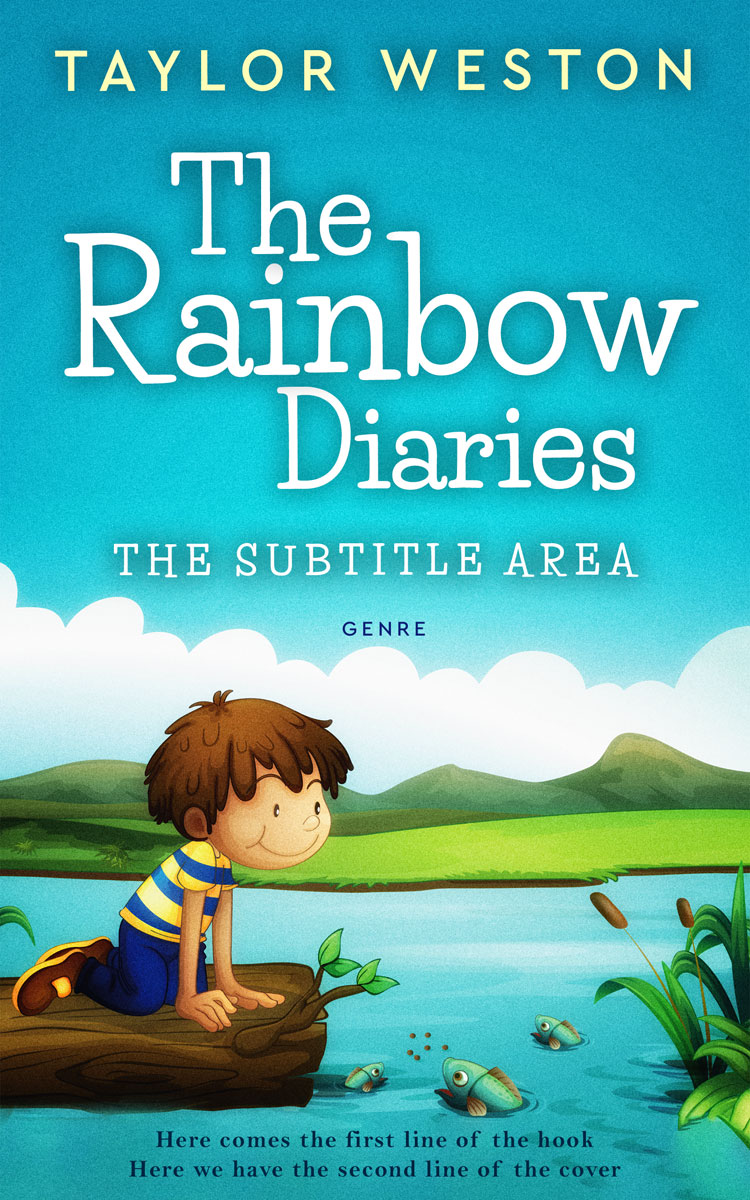 2D view of Premade Nature Book Cover - Java