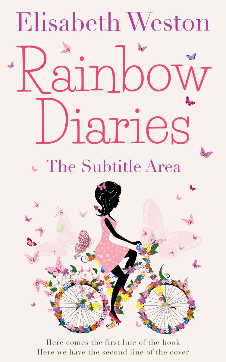 2D view of Premade Chick Lit Book Cover - White Linen