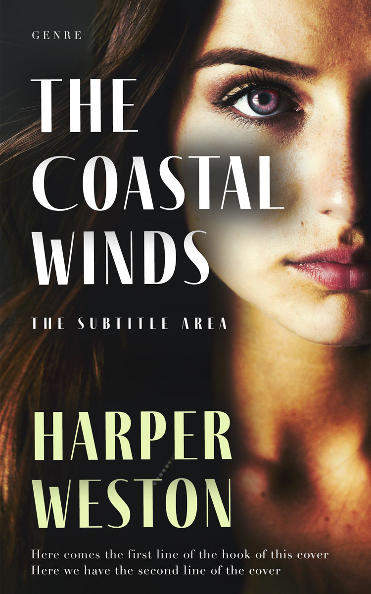 2D view of Premade Mystery & Thriller & Suspense Book Cover - Tan