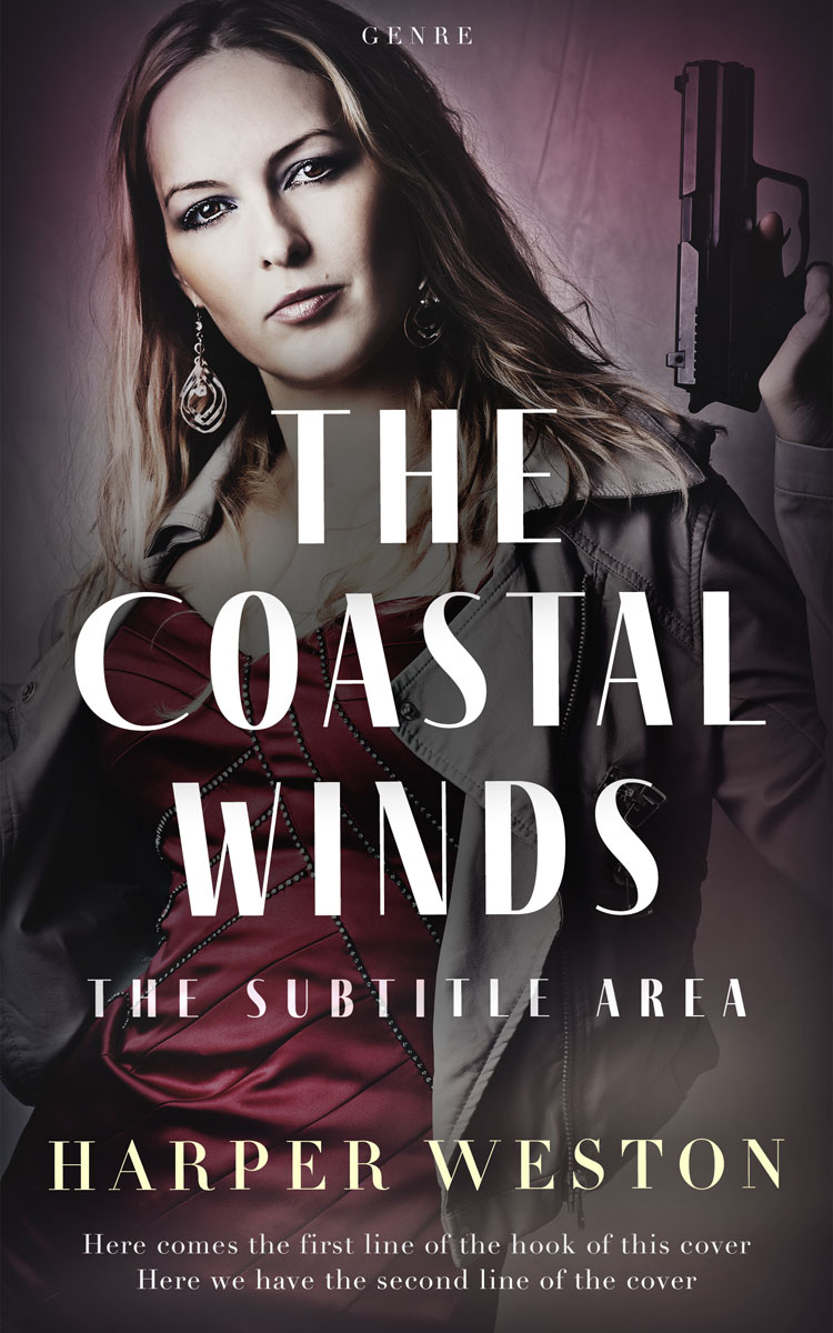 2D view of Premade Mystery & Thriller & Suspense Book Cover - Thunder