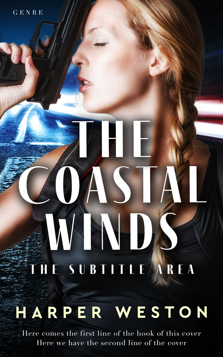 2D view of Premade Mystery & Thriller & Suspense Book Cover - Clam Shell