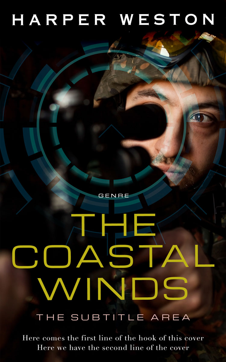 2D view of Premade Mystery & Thriller & Suspense Book Cover - Cod Gray