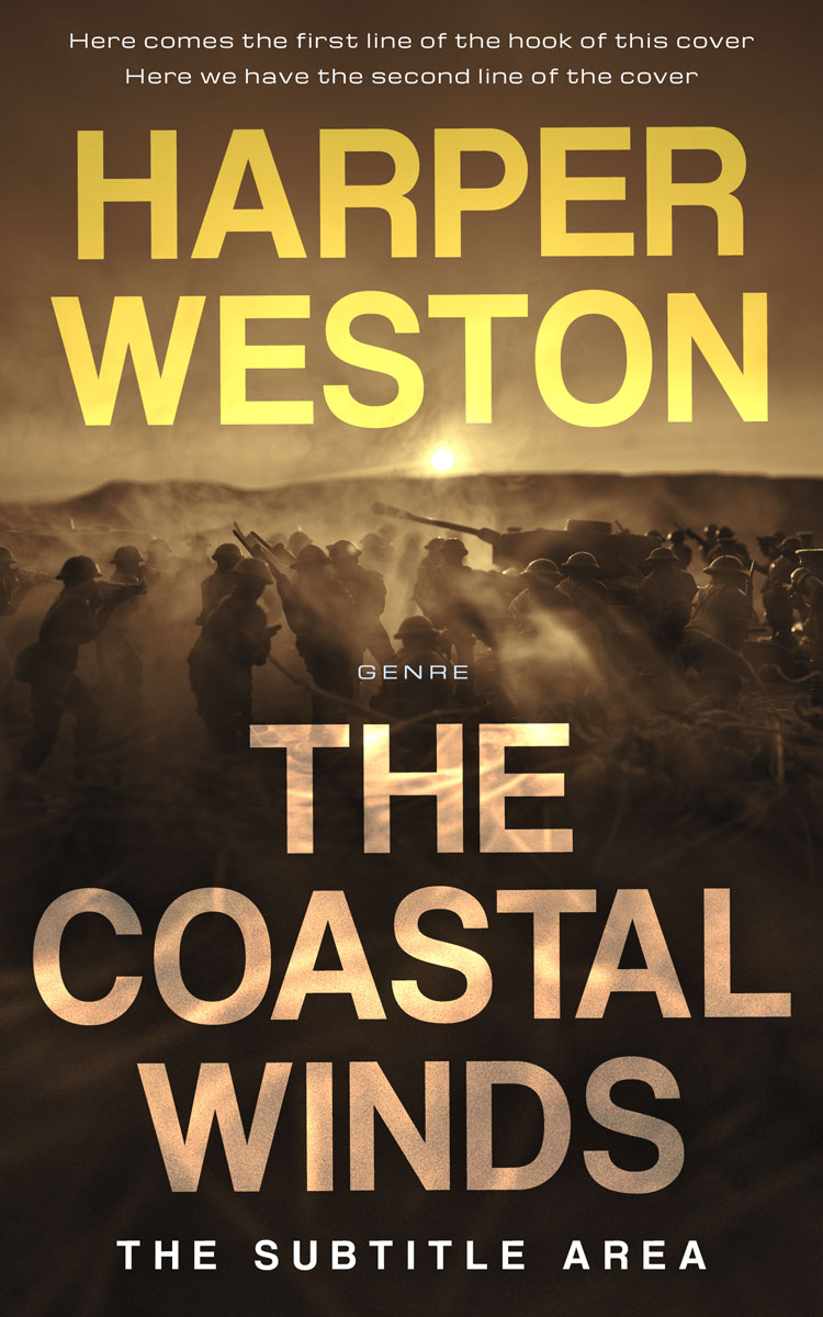 2D view of Premade Historical Book Cover - Bistre