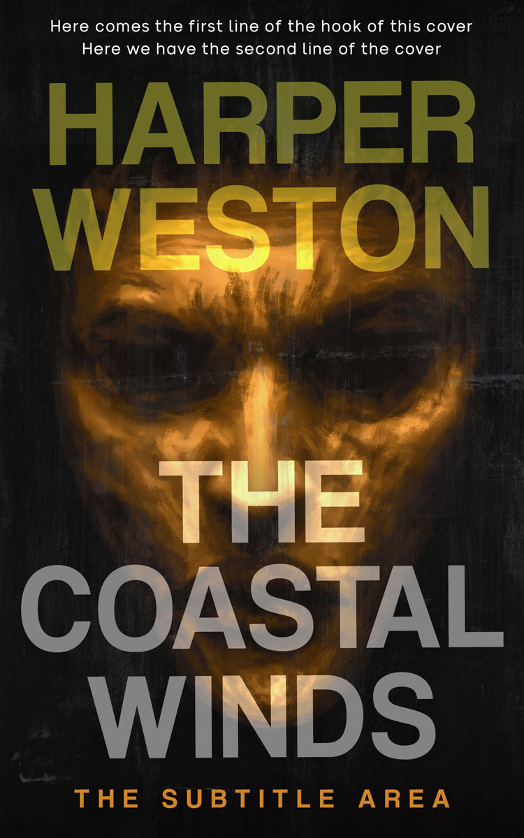 2D view of Premade Horror Book Cover - Zeus