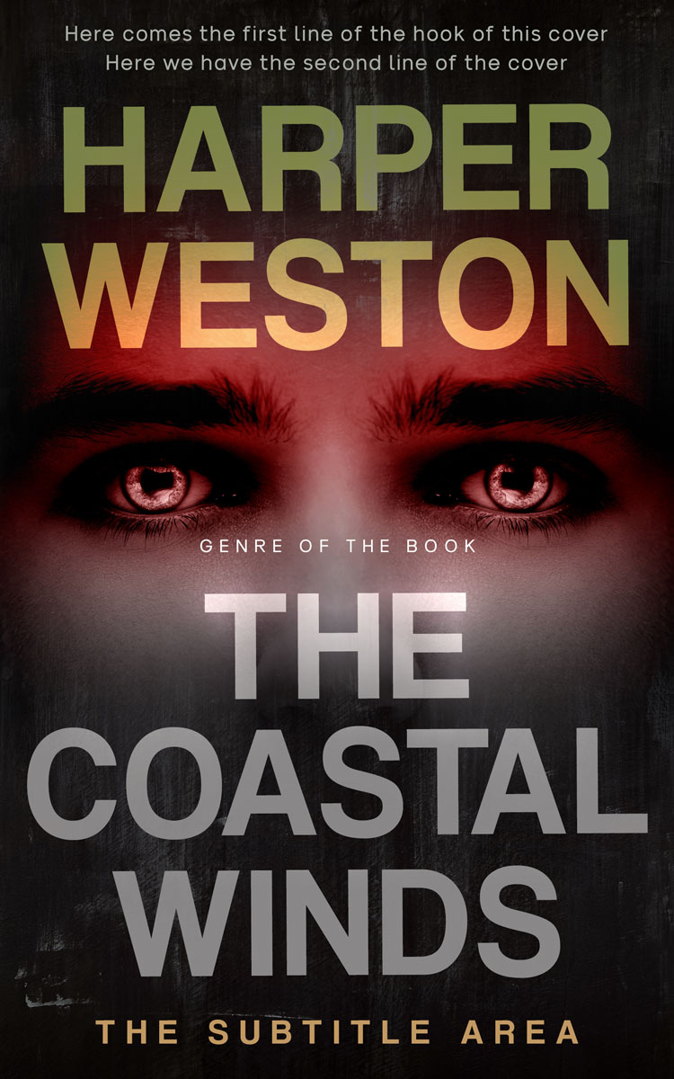 2D view of Premade Horror Book Cover - Cocoa Brown