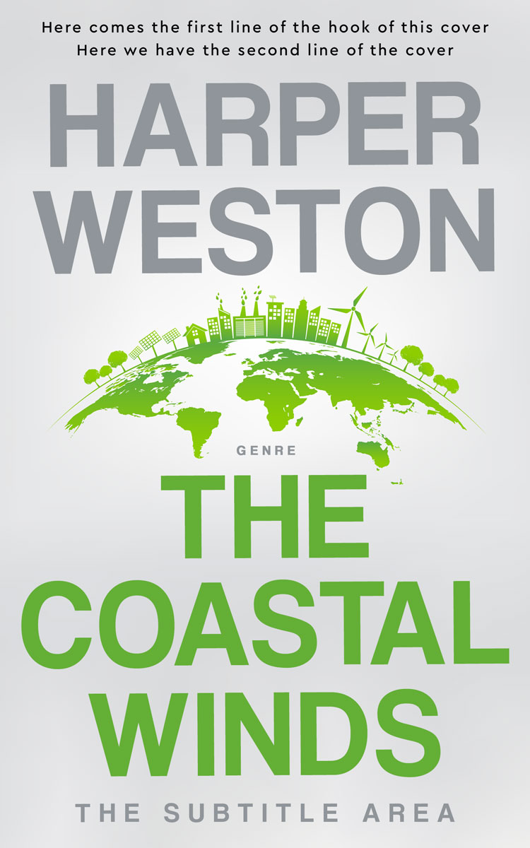 2D view of Premade Science & Nature Book Cover - Iron