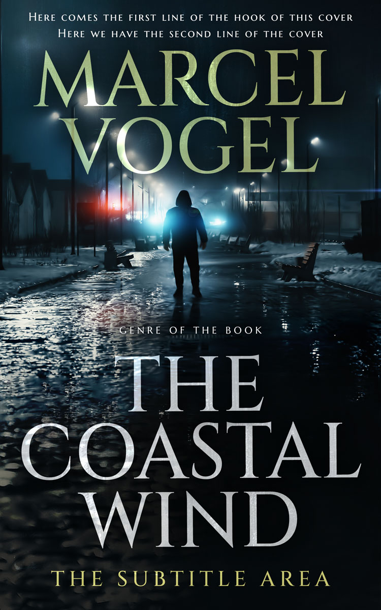 2D view of Premade Mystery & Thriller & Suspense Book Cover - Bunker