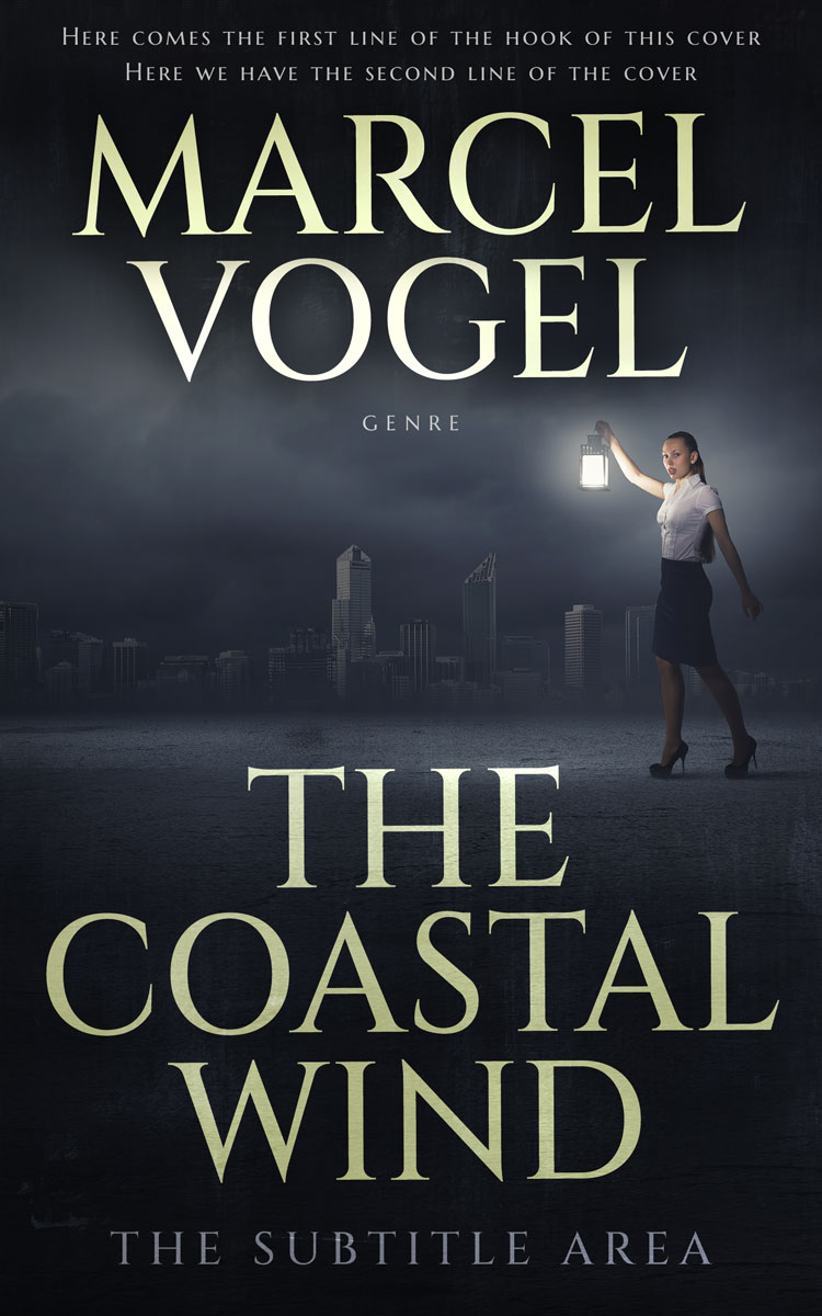 2D view of Premade Self-Improvement & Self-Help Book Cover - Shark