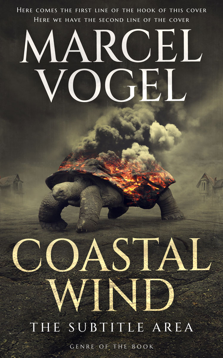 2D view of Premade Apocalyptica Book Cover - Dune