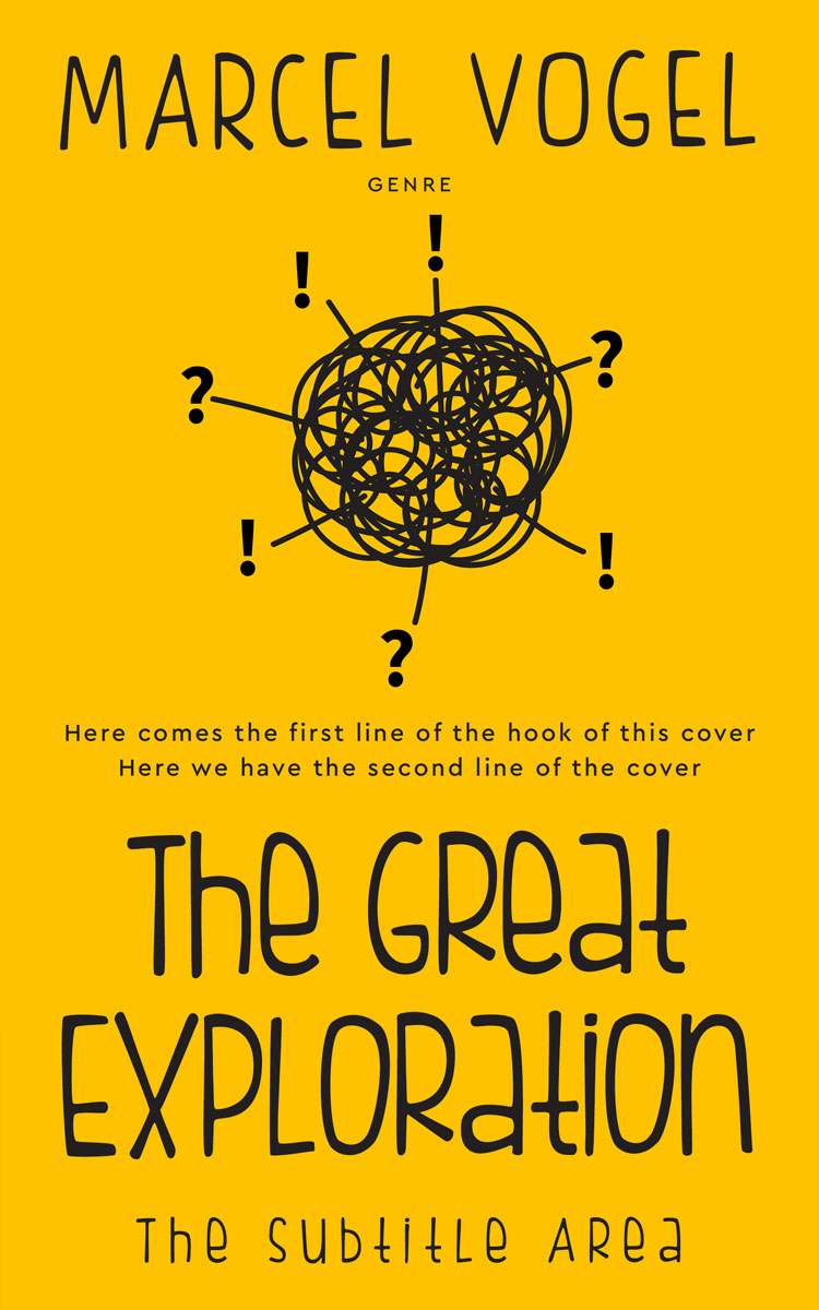 2D view of Premade Health & Mind & Body Book Cover - Amber