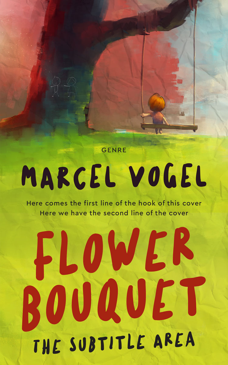 2D view of Premade Teen & Young Adult Book Cover - Earls Green