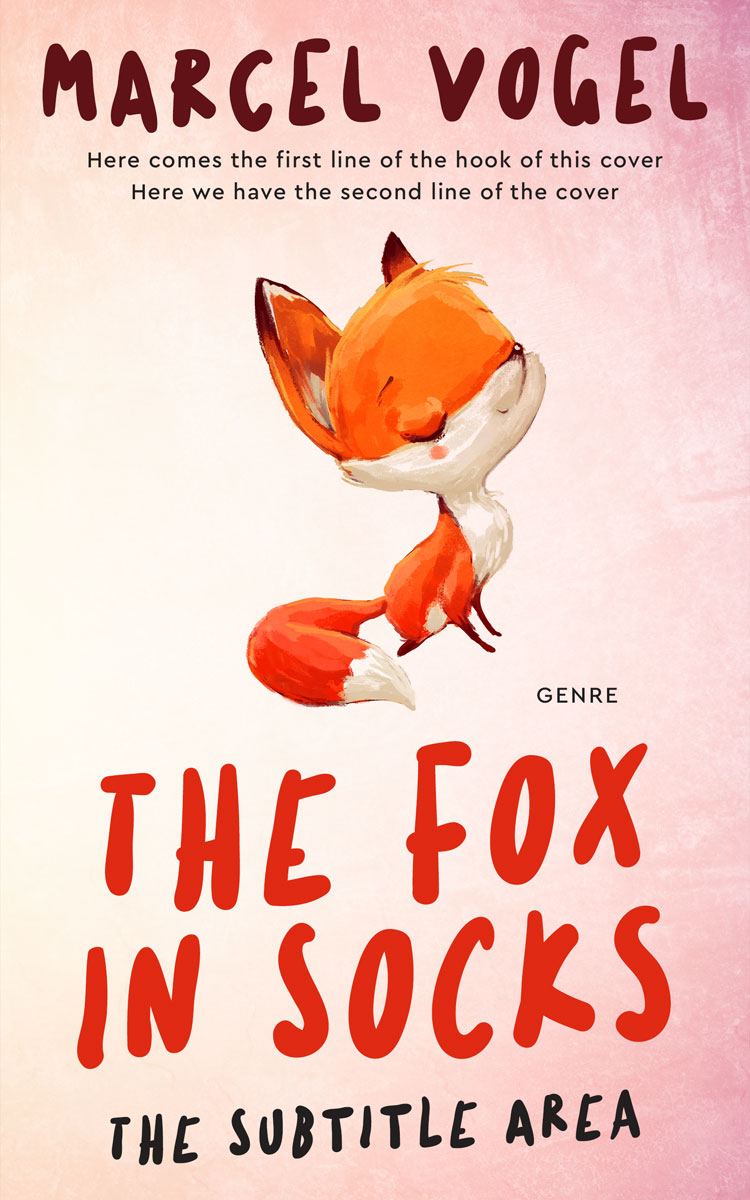 2D view of Premade Teen & Young Adult Book Cover - Linen