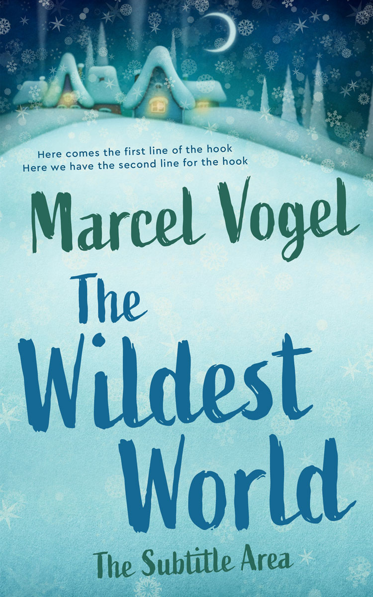 2D view of Premade Children's Book Cover - Aqua Island