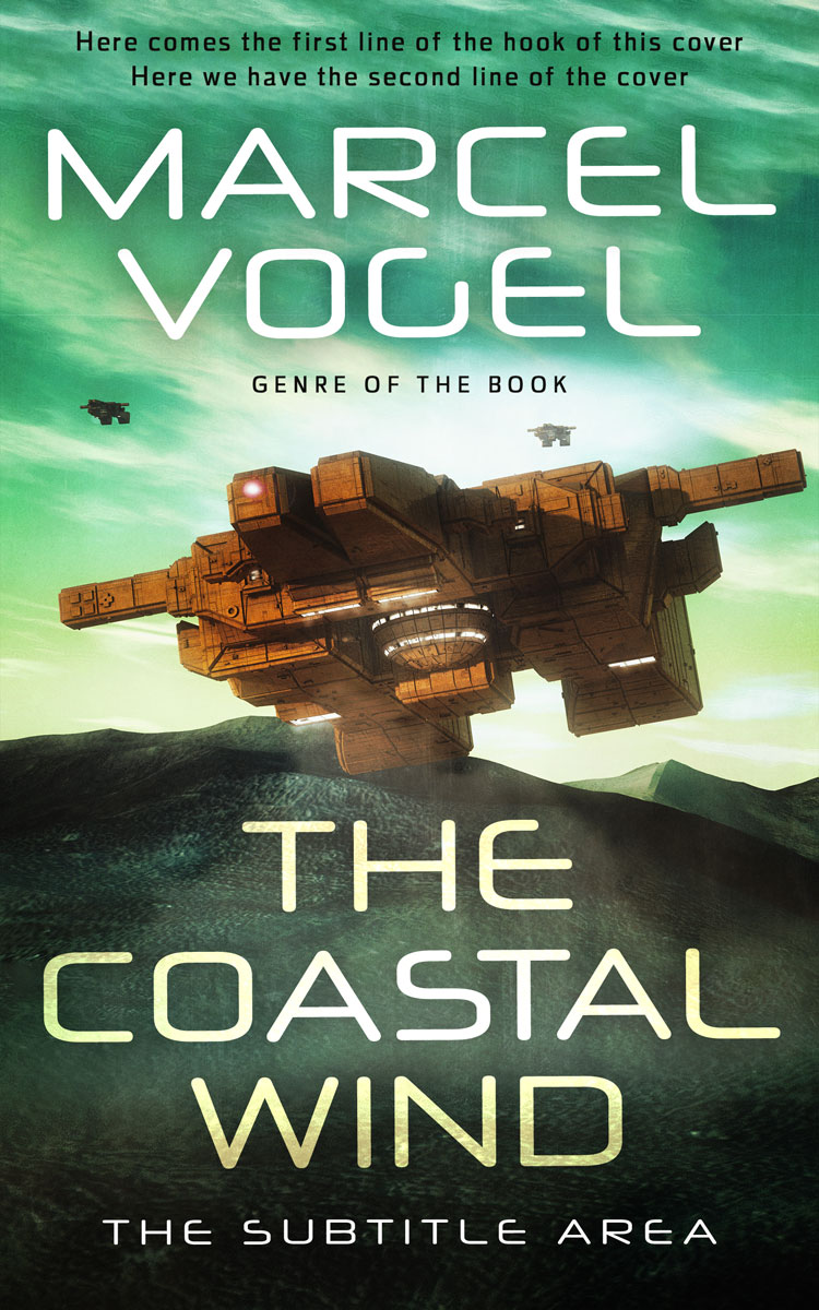 2D view of Premade Science Fiction Book Cover - Rangitoto