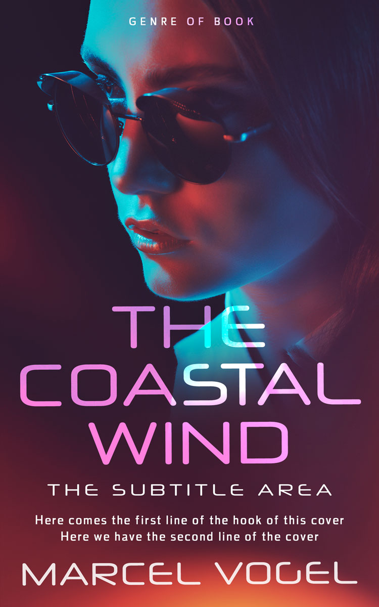 2D view of Premade Mystery & Thriller & Suspense Book Cover - Livid Brown