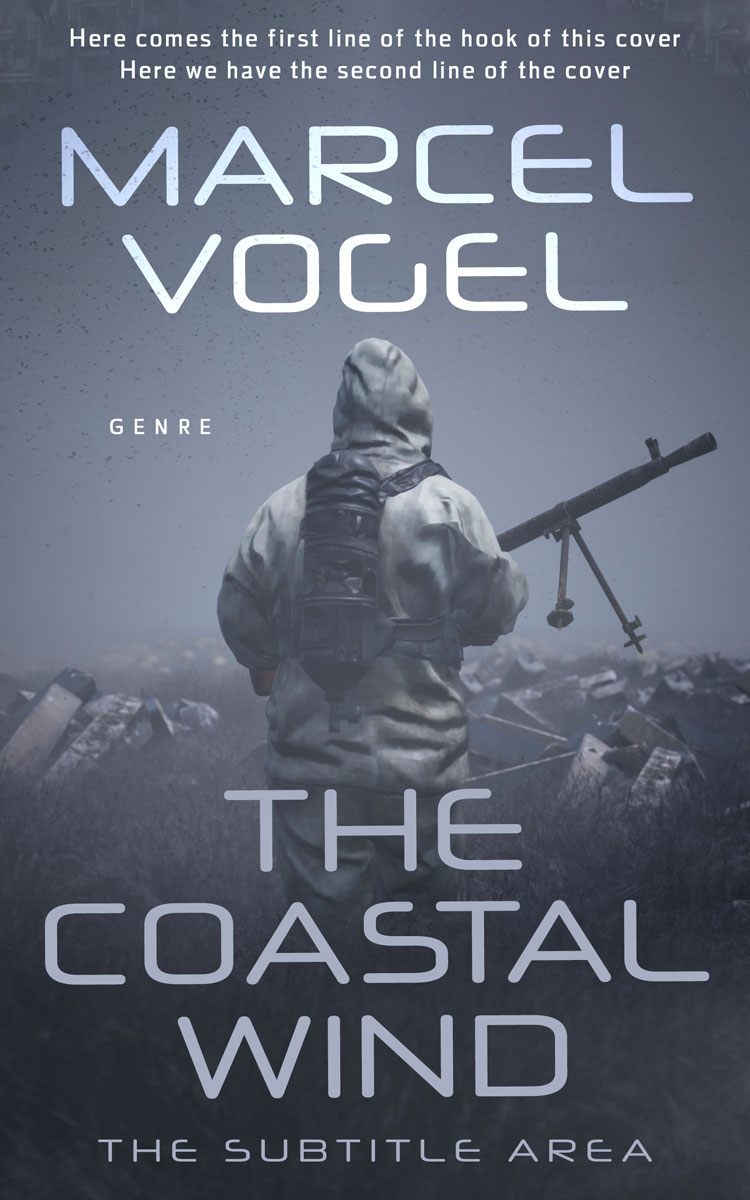 2D view of Premade Apocalyptica Book Cover - Trout