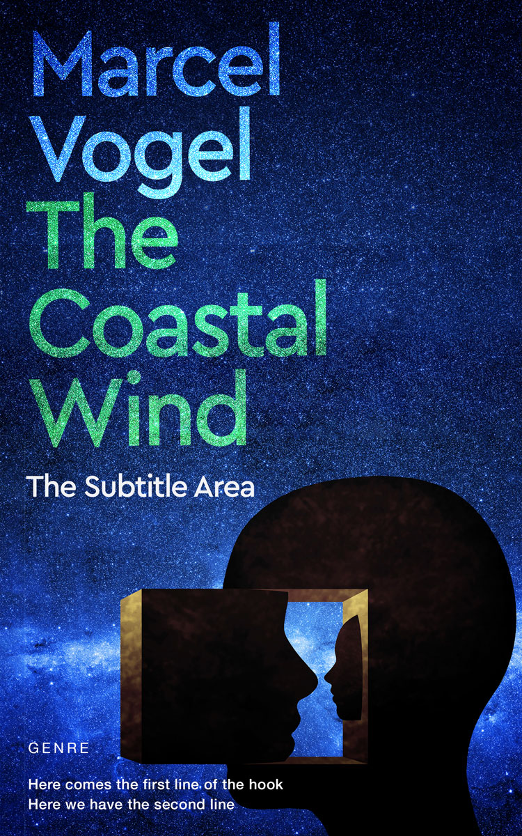 2D view of Premade Health & Mind & Body Book Cover - Blue Zodiac