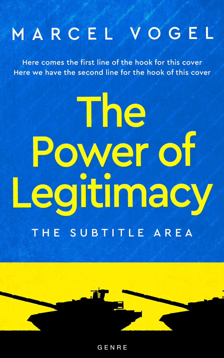 2D view of Premade Politics & Law & Society Book Cover - Lemon