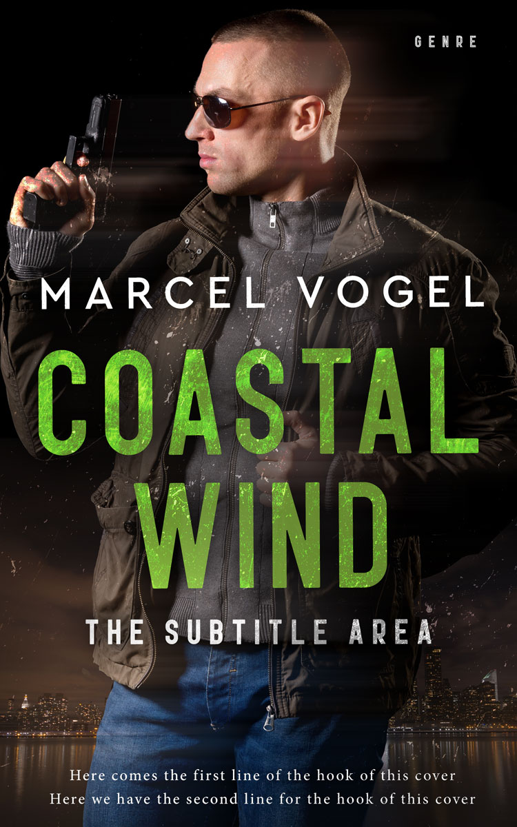 2D view of Premade Mystery & Thriller & Suspense Book Cover - Cod Gray