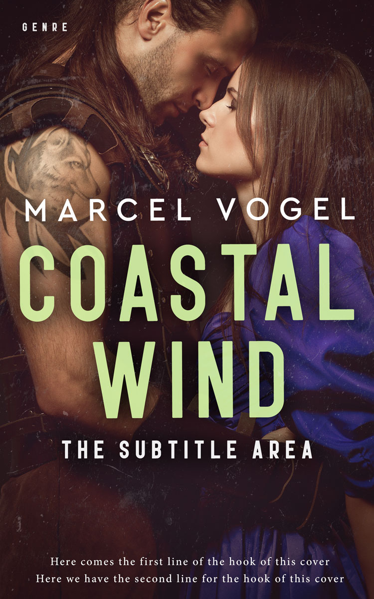 2D view of Premade Romance Book Cover - Cocoa Brown