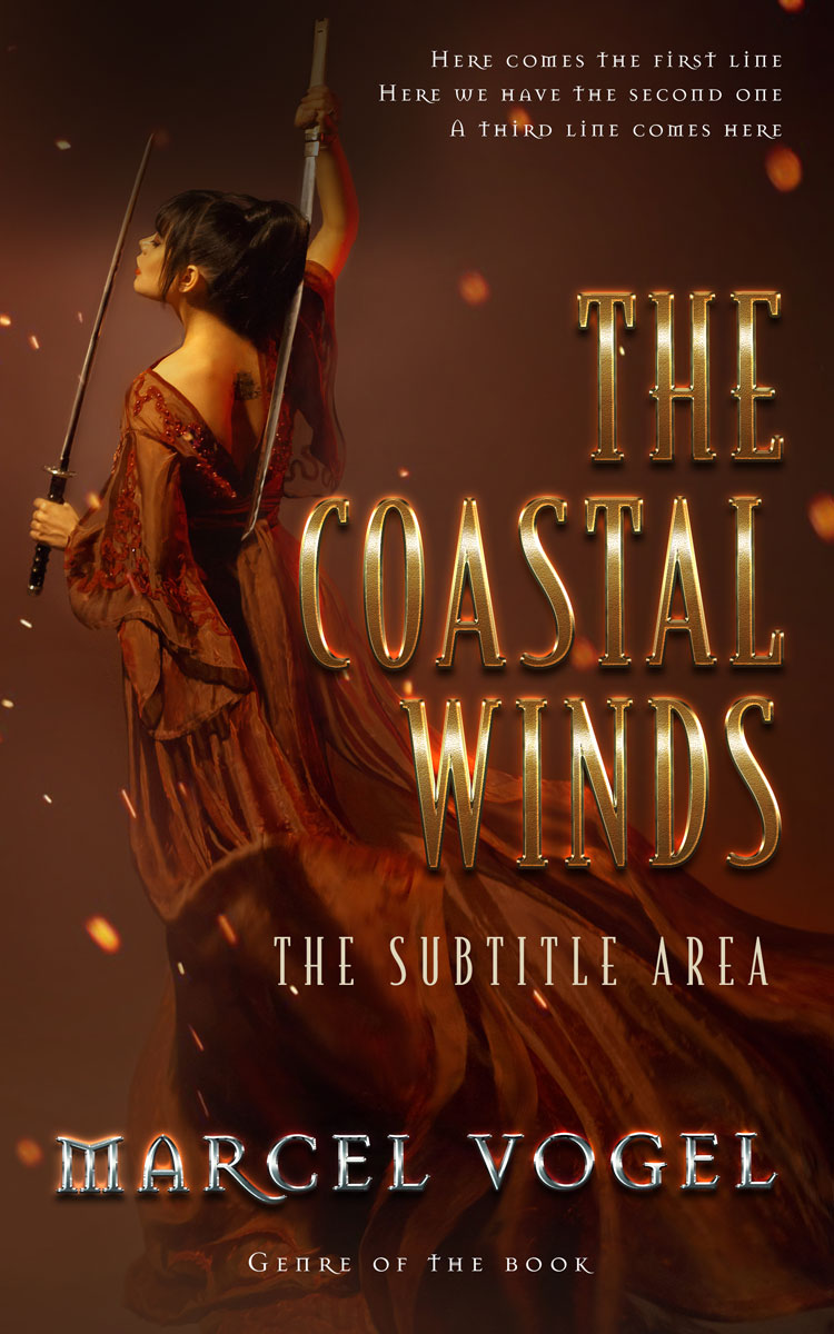 2D view of Premade Fantasy Book Cover - Paco