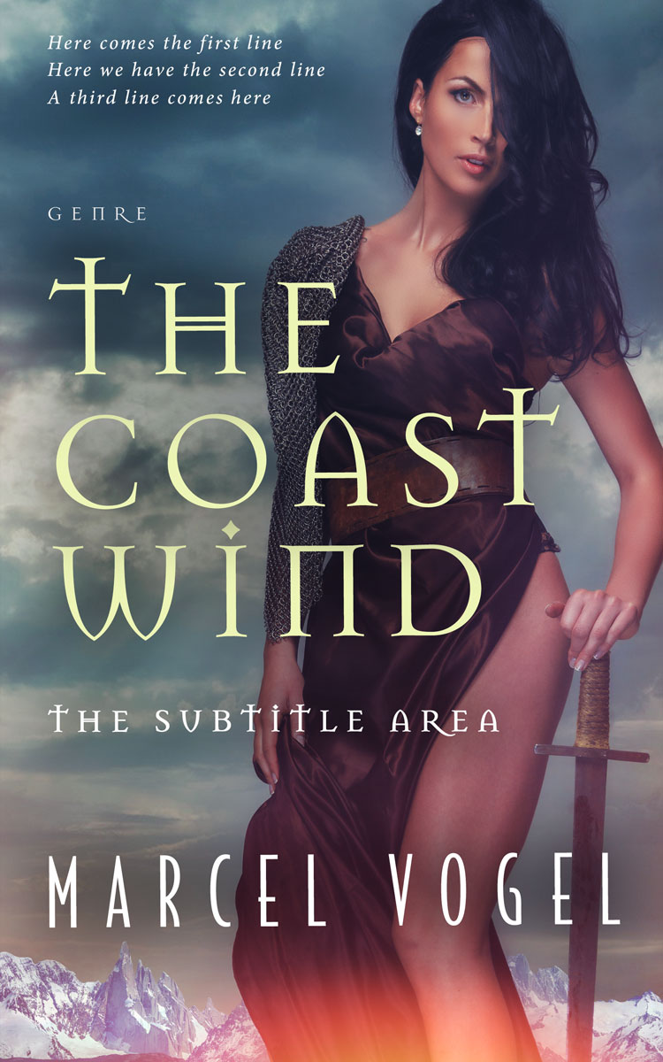 2D view of Premade Fantasy Book Cover - Trout