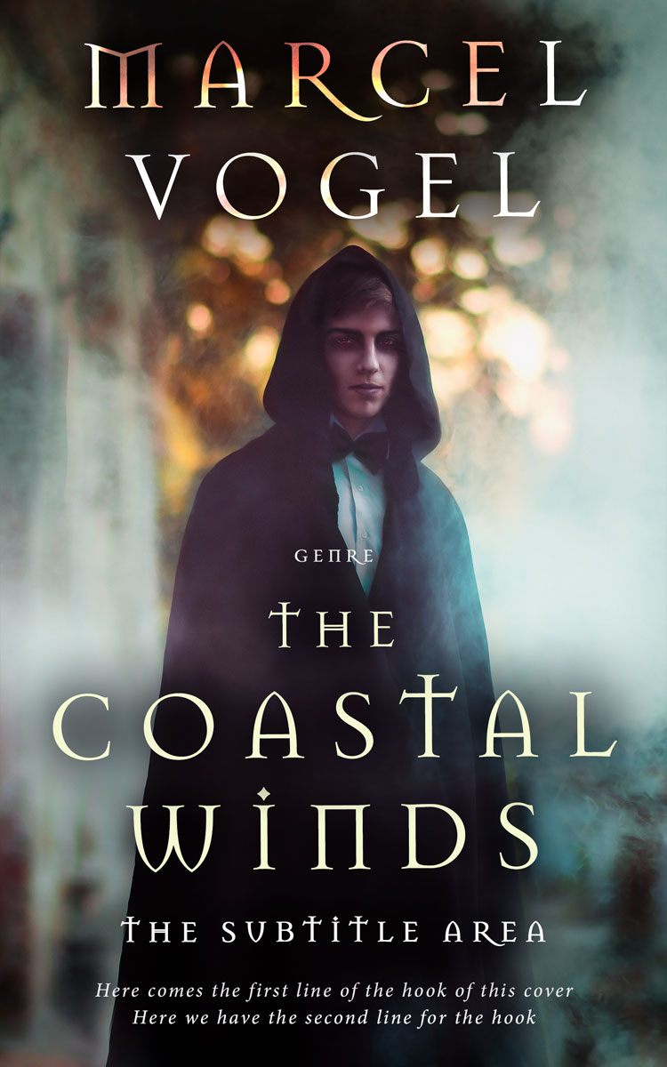 2D view of Premade Horror Book Cover - Thunder