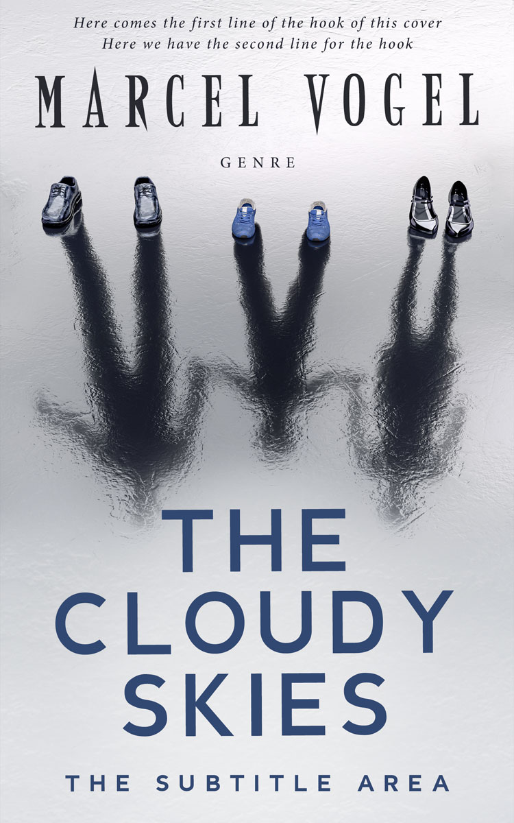 2D view of Premade Mystery & Thriller & Suspense Book Cover - Iron