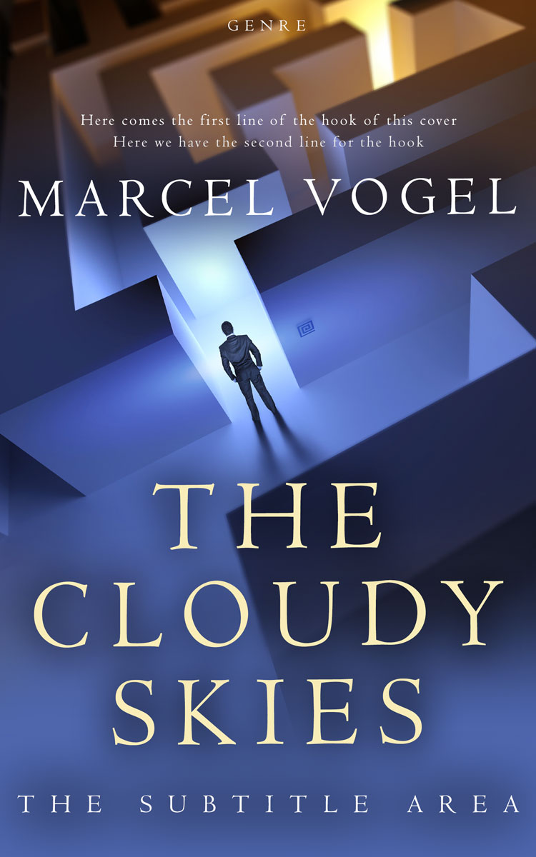 2D view of Premade Self-Improvement & Self-Help Book Cover - East Bay