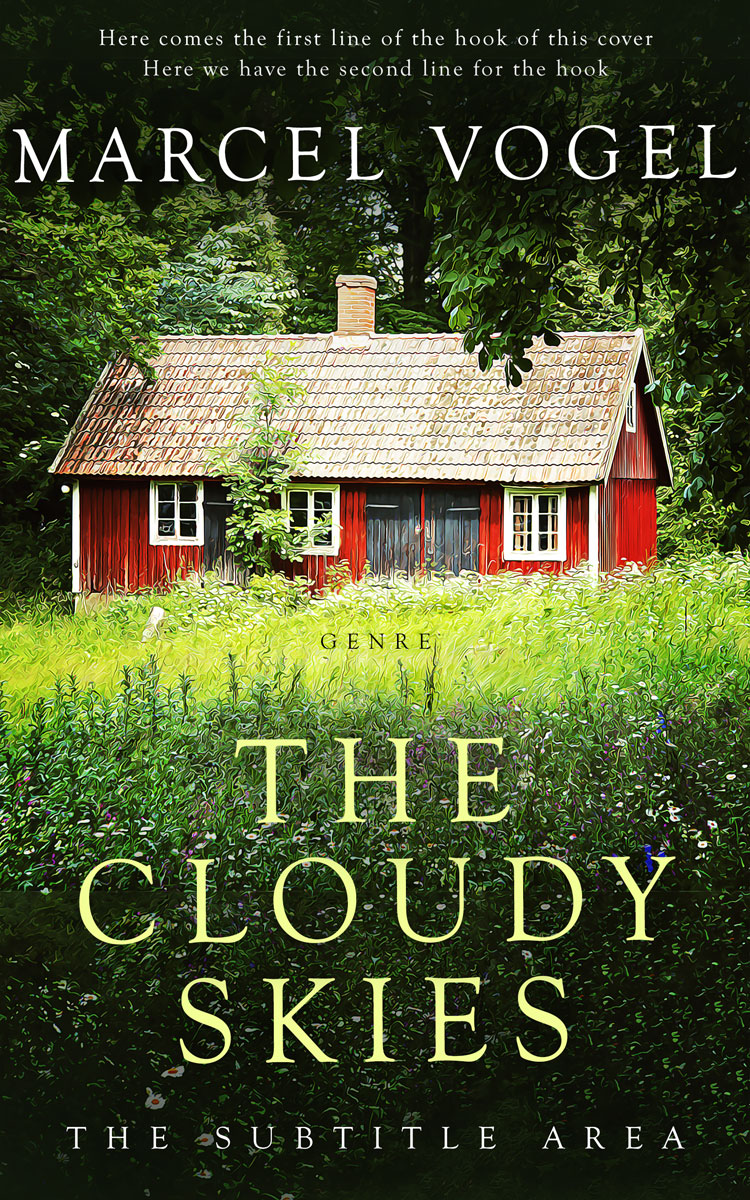 2D view of Premade Literary Fiction Book Cover - Winter Hazel