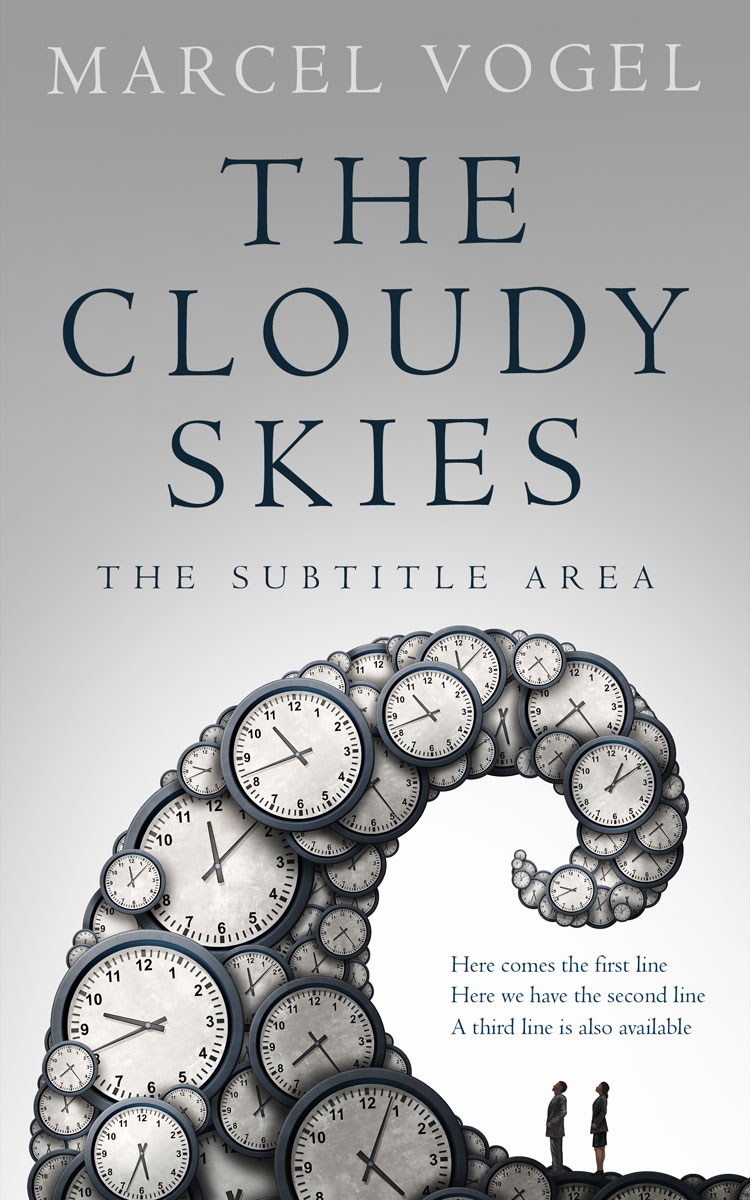 2D view of Premade Health & Mind & Body Book Cover - Silver