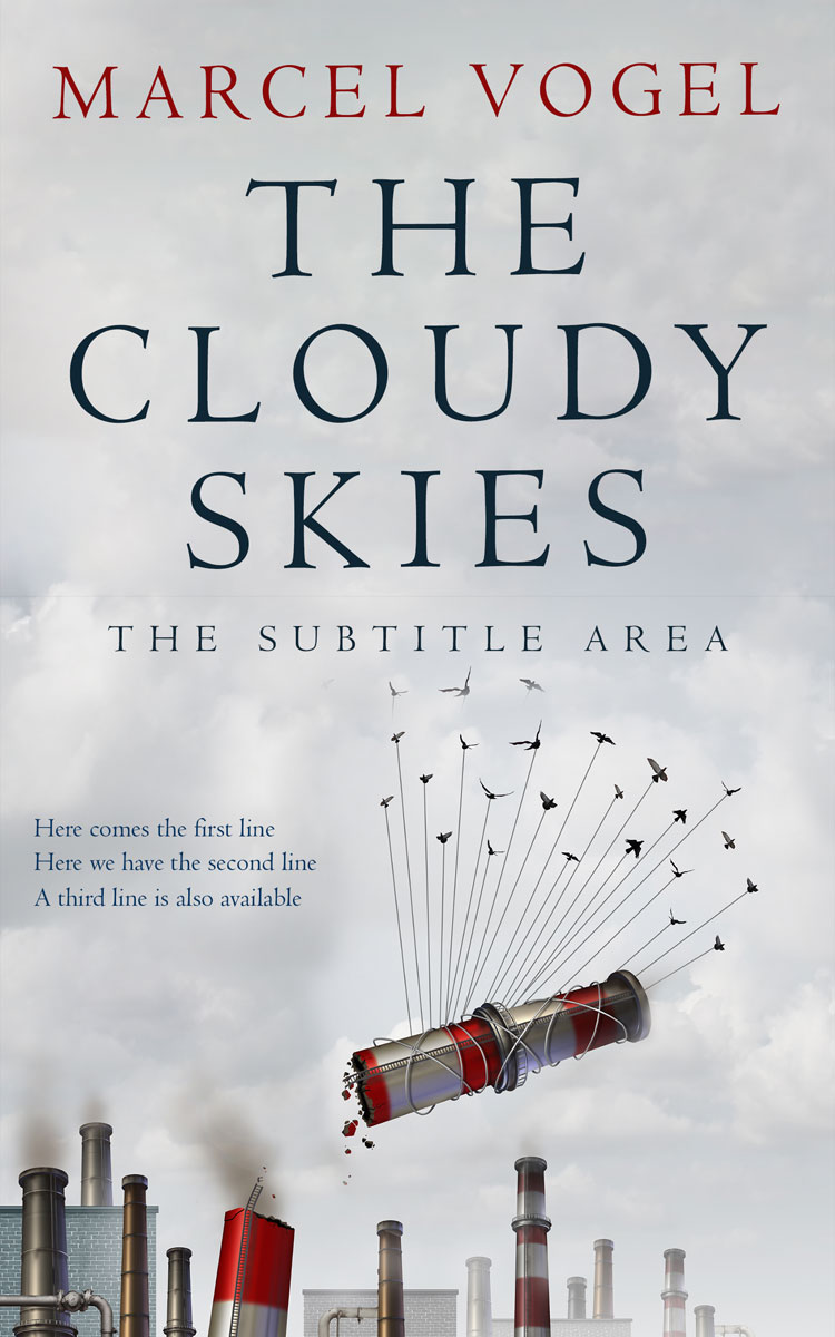 2D view of Premade Surreal Book Cover - Iron